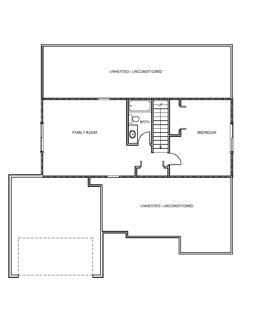 midwood attic trusses Upper Floor Plan